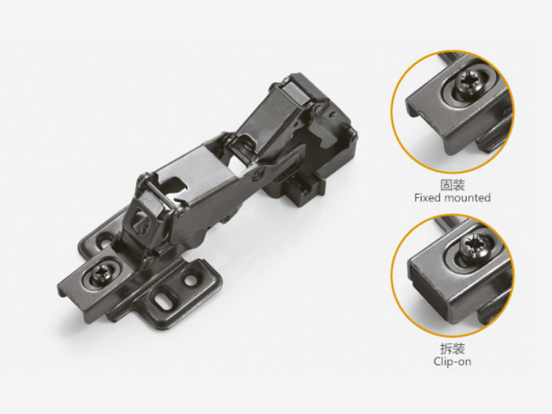 165°铝框铰链 方头