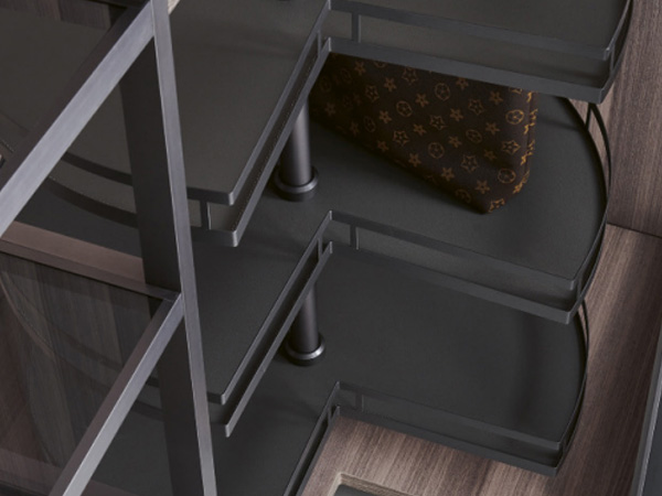 转角旋转储物篮