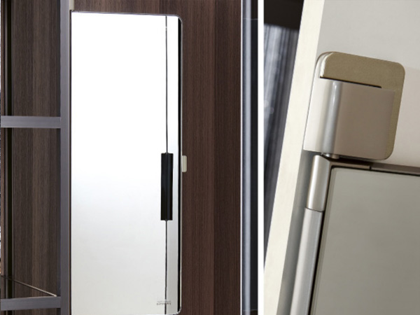 平开门旋转衣镜