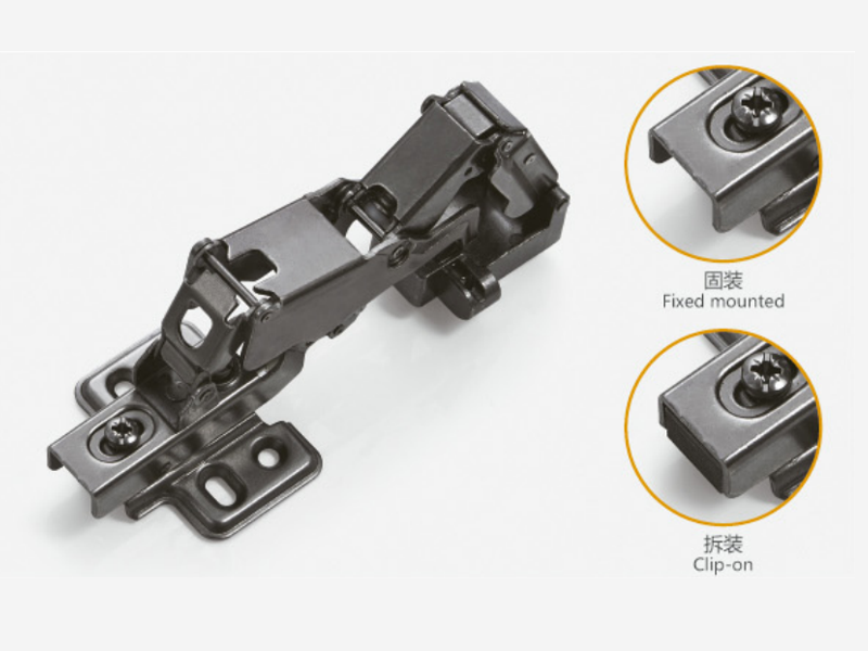 165°铝框铰链 圆头