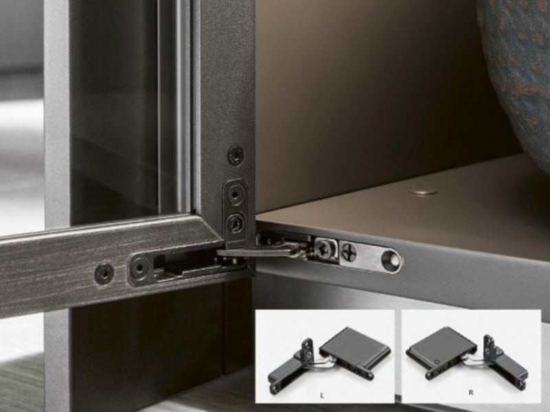 105°天地铰链 双门共用侧板